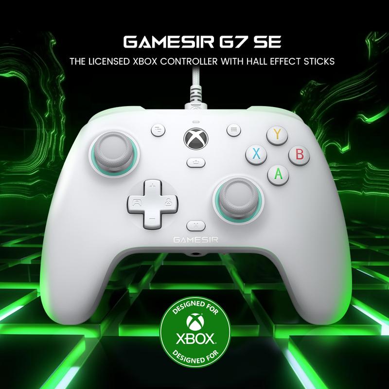 GameSir G7 SE Wired Gaming Controller | Zero-Drift Hall Effect Joysticks for Xbox & PC