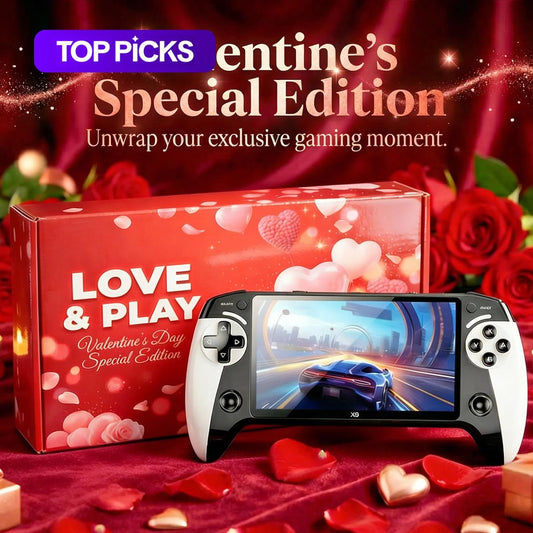 X9 Handheld Game Console – Portable, Rechargeable with 10 Built-In Games, Ideal for Home & Travel Entertainment