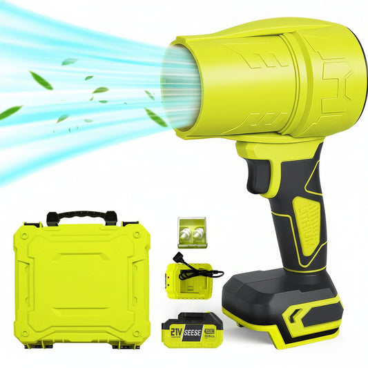 Cordless Turbo Jet Blower for Car Drying, Leaves & Snow Cleaning
