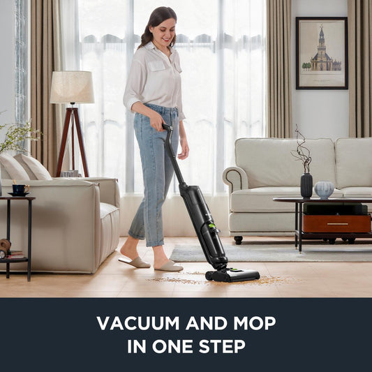 Cordless Wet Dry Hard Floor Cleaner with Self-Propelled Power & Dual Tank System